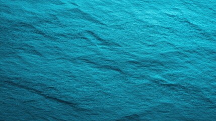 Obraz premium Blue textured paper surface with slight wrinkles, flat lay with wide blank space for product shots