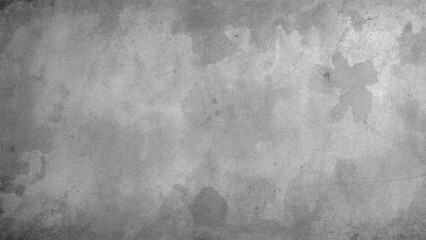 Fototapeta premium Empty blank gray old cement wall background. Textured weathered surface wallpaper. Grunge rusty stained stories backdrop design.