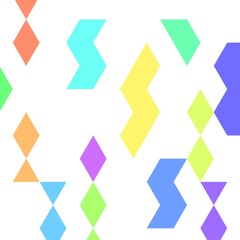 set of colorful ribbons