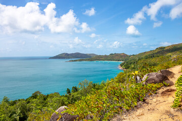Anse Lazio Beach, Island Praslin, Republic of Seychelles, Africa.