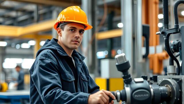 forklift operator in warehouse - Powered by Adobe