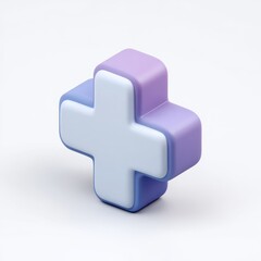 Obraz premium A sophisticated conceptual image showcasing a plus symbol, representing healthcare solutions and medical assistance innovations in the health sector