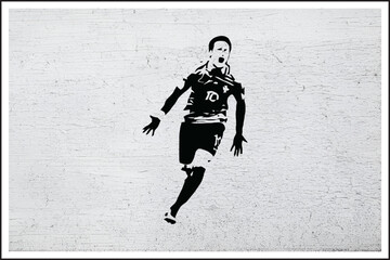 The Perfect Strike in Motion,
Monochrome Masterclass: Football Style,
Kick of Legends: Street Silhouette,