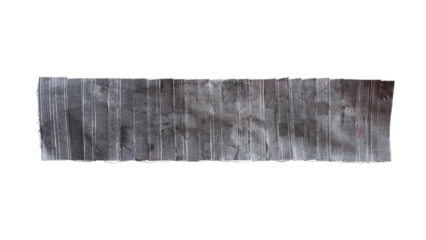 A rectangular textbox background created using shredded black-printed paper