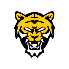 tiger head vector illustration transparent