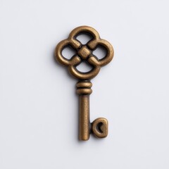 A vintage key showcasing timeless elegance, symbolizing security and unlocking potential, representing secrets and new beginnings