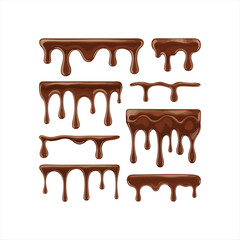 vector illustration of a chocolate background