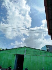 power plant with smoke