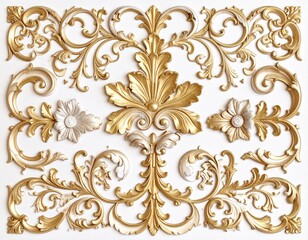 Intricate vintage ornamentation design