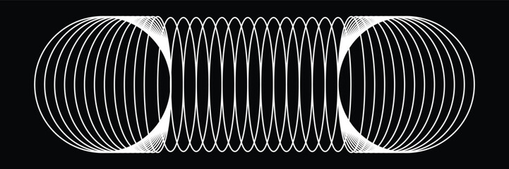 Abstract minimal element mid century vector