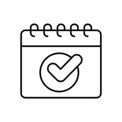 Calendar  vector icon