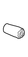 illustration of a rolled towel