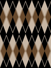 Argyle traditional vector pattern.Seamless geometric illustration pattern.Scotland argyll intarsia pastel element style .Design for fabric clothing,sweater,socks,wrapping,tablecloth,blanket,decoration