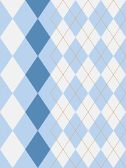 Argyle traditional vector pattern.Seamless geometric illustration pattern.Scotland argyll intarsia pastel element style .Design for fabric clothing,sweater,socks,wrapping,tablecloth,blanket,decoration
