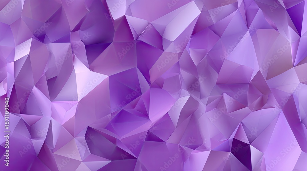Poster abstract purple geometric background with triangular shapes and textures