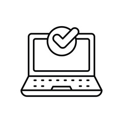 Laptop  vector icon