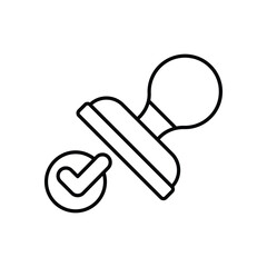 Stamp  vector icon