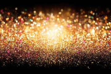 Obraz premium Sparkling golden glitter background