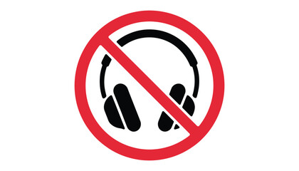 No Headphones Symbol