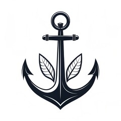 anchor on white background