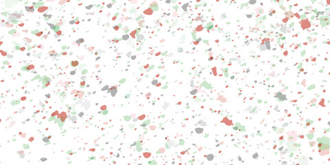 Abstract terrazzo pattern, colored stone splashes on a beige background, marble background 