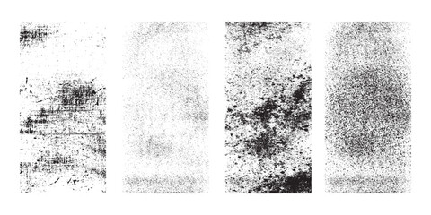 Grunge textures set. Collection of vector, distress, textures. Simply Place grungy textured overlay over design, abstract, rough, metal, old, overlays,