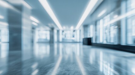 Fototapeta premium The modern interior space with a blurred perspective and sleek design.