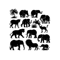 Animal vector set 