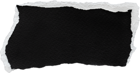 Black And White Ripped Paper Piece