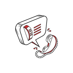 vector illustration of an abstract background with paper clip