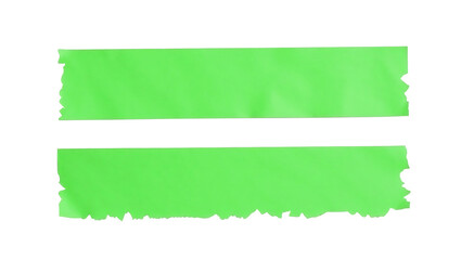 Bright Green Masking Tape Texture – Realistic Washi Tape Strips Mockup