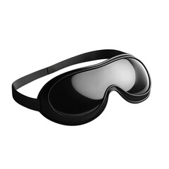 Obraz premium Black Sleep Mask Relaxation Wellness Accessory Eye Cover Nap Comfort on transparent background