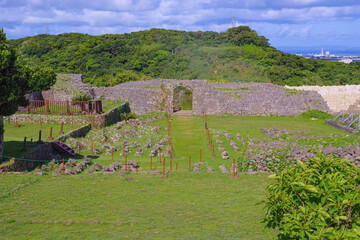 沖縄の中城城跡