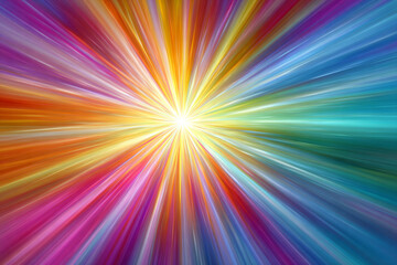 Fototapeta premium a colorful background with a burst of light