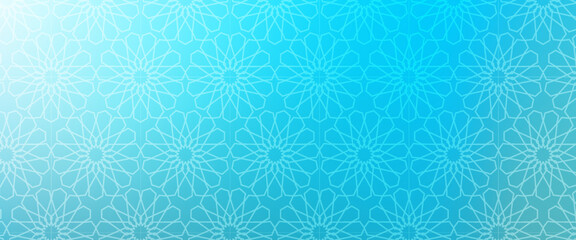 Blue floral banners. abstract blue floral pattern.