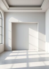 Bold interior room blank wall Empty room interior design architecture blank design room