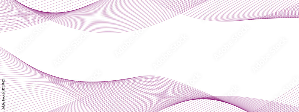 Aufkleber abstract modern colorful wavy stylized blend liens and technology lines on white background. blendin