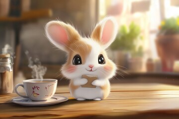 An image of cute rabbit