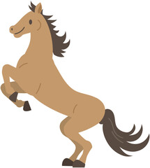 跳ねるお馬さん
