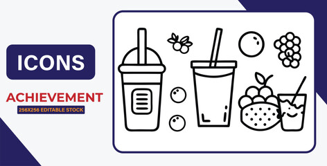 set of garbage containers