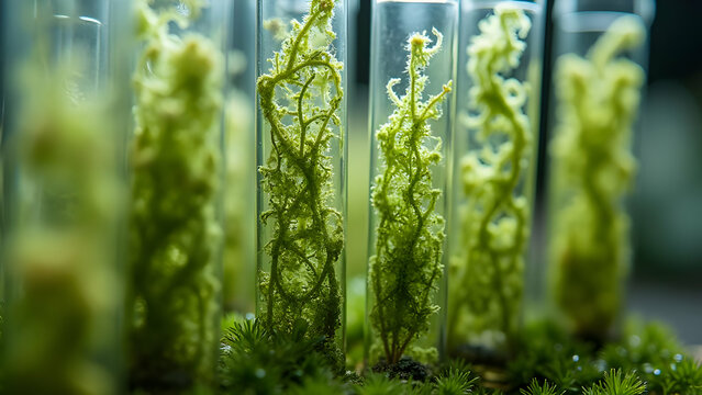 Moss and Fern Gametophyte Reproduction Study