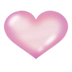 Pink heart shape