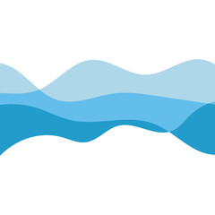 Blue Wave Shape