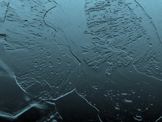 Dark blue texture with frost effect. High quality photo