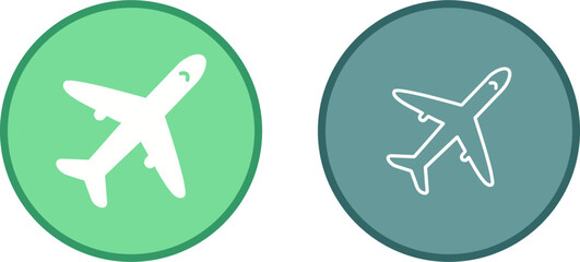 Aeroplane Vector Icon