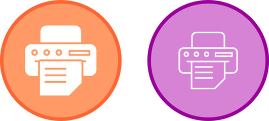Printer Vector Icon