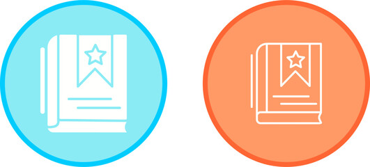Bookmarking Services Vector Icon