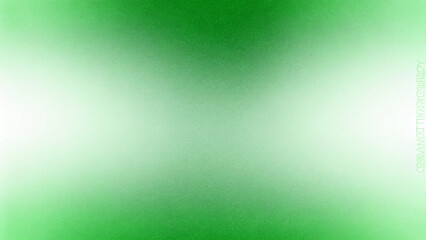 Subtle green gradient with fine grain texture and vertical text