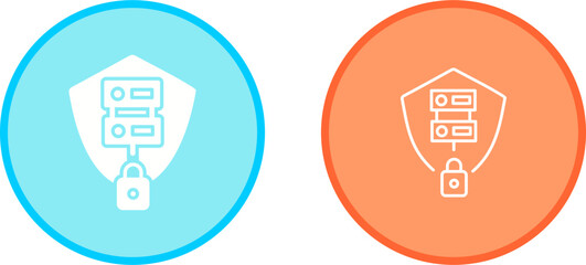 Secure Server Vector Icon