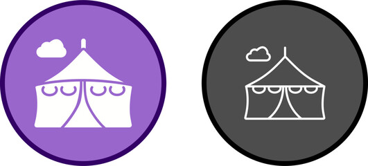 Tent Vector Icon